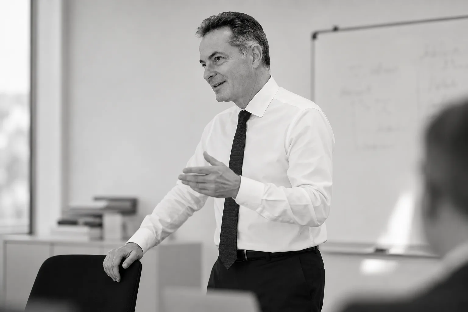 Bruno Gourévitch, Altaïr Conseil, en réunion de travail